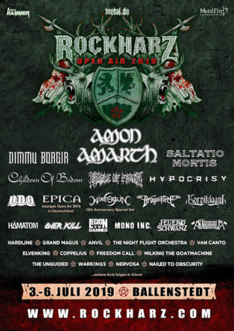 UPDATE – Rockharz Open Air 2019 – Neue Bands bekannt gegeben