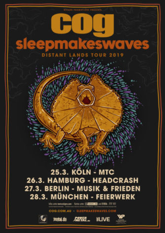 COG & SLEEPMAKESWAVES Distant Lands Tour 2019