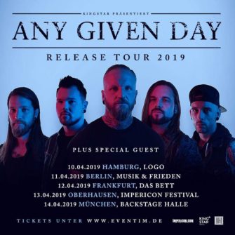 Any given day – Release tour 2019