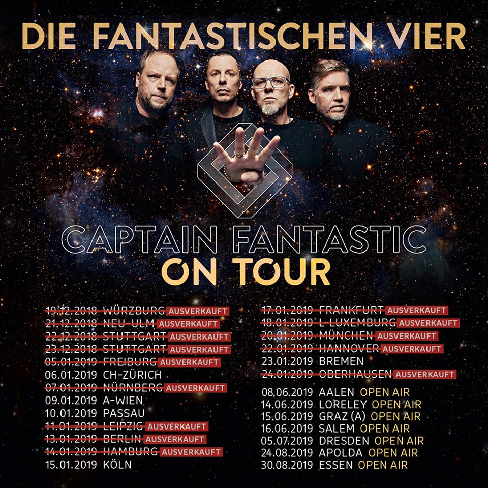 Die Fantastischen Vier CAPTAIN FANTASTIC ON TOUR