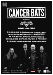 CANCER BATS - Tour + neues Video (inside out)