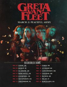 Greta van Fleet: Tour-Update