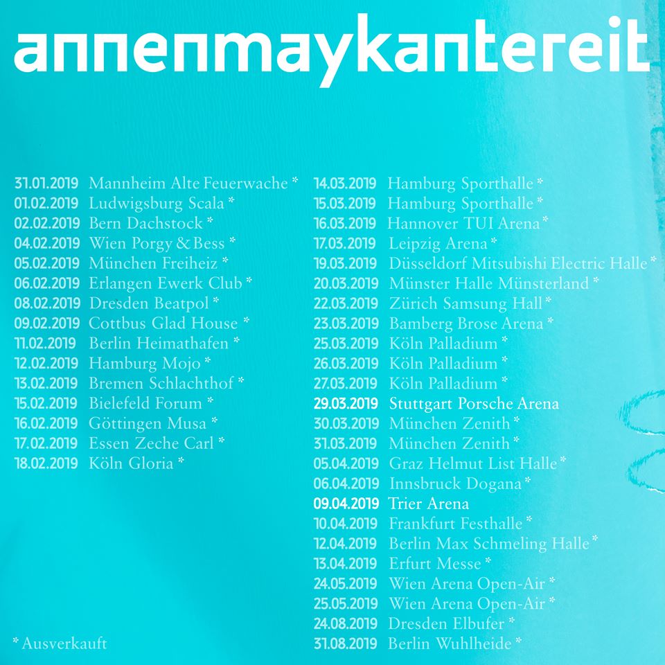 AnnenMayKantereit Tour und Festivaltermine 2019