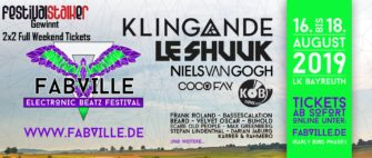 Gewinnspiel :  2×2 Full Weekend Tickets für das Fabville Festival
