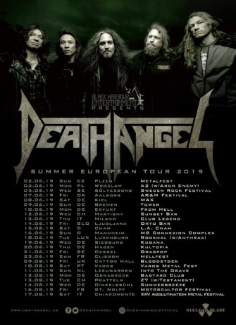 Death Angel – Tour Update