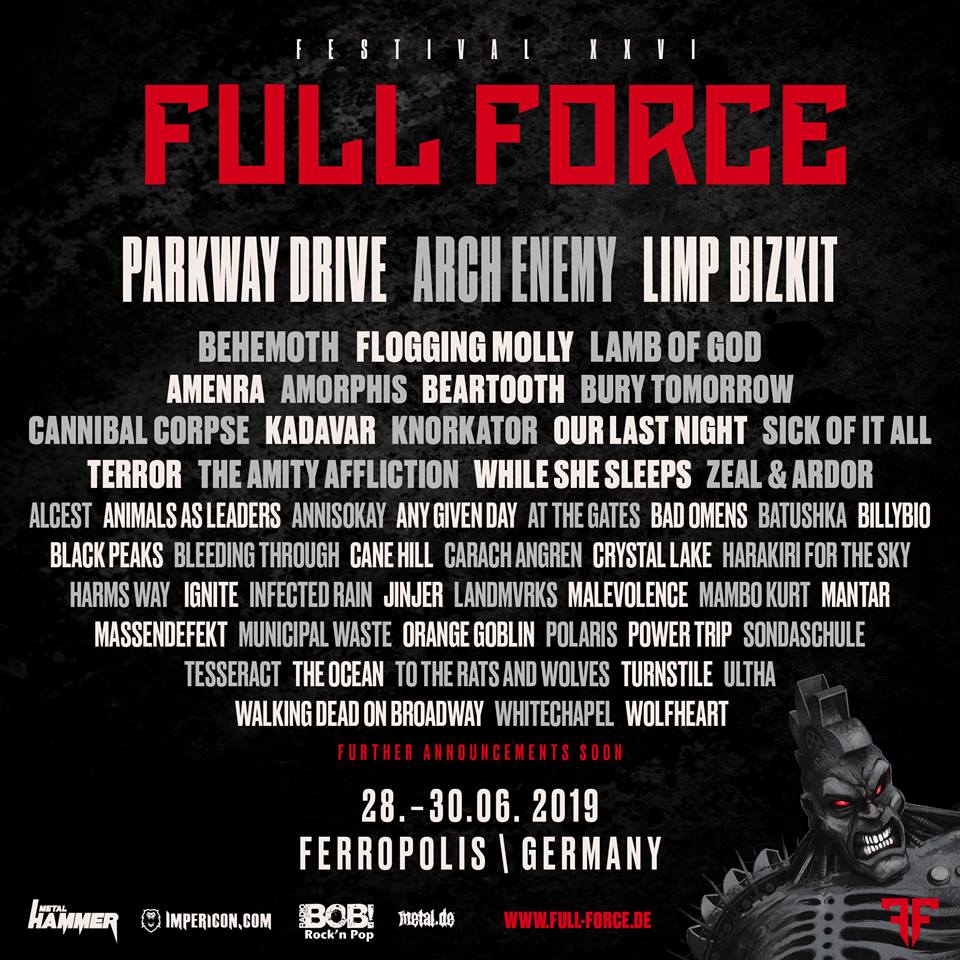 full force