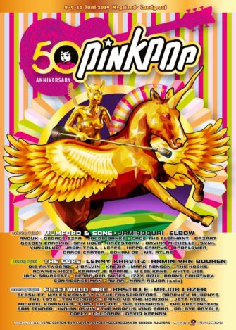 Das PINKPOP 2019 wird bunt (gemischt)!