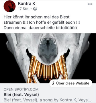 Kontra K veröffentlicht neue Single „Blei“