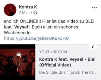 Kontra K veröffentlich Video zum aktuellen Song „Blei“