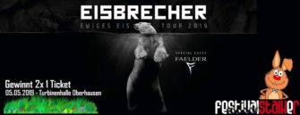 Gewinnspiel: 1×2 Tickets für Eisbrecher in Oberhausen