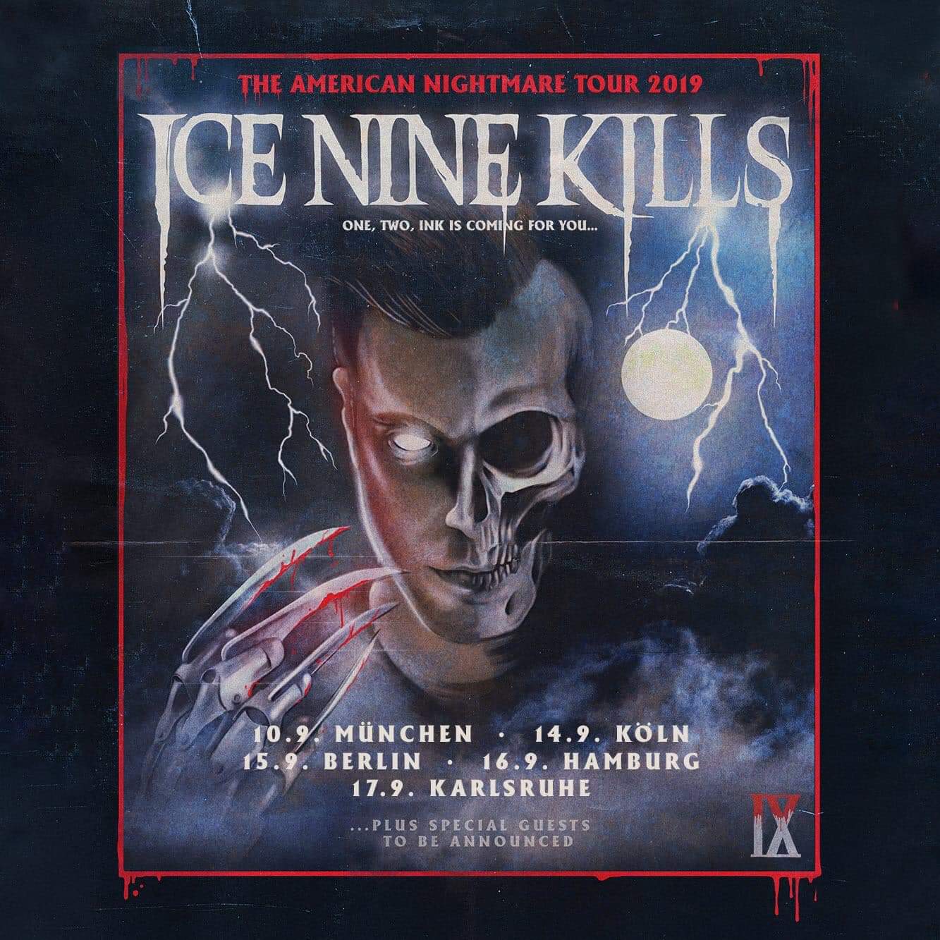 Ice Nine Kills - Fünf Konzerte in Deutschland