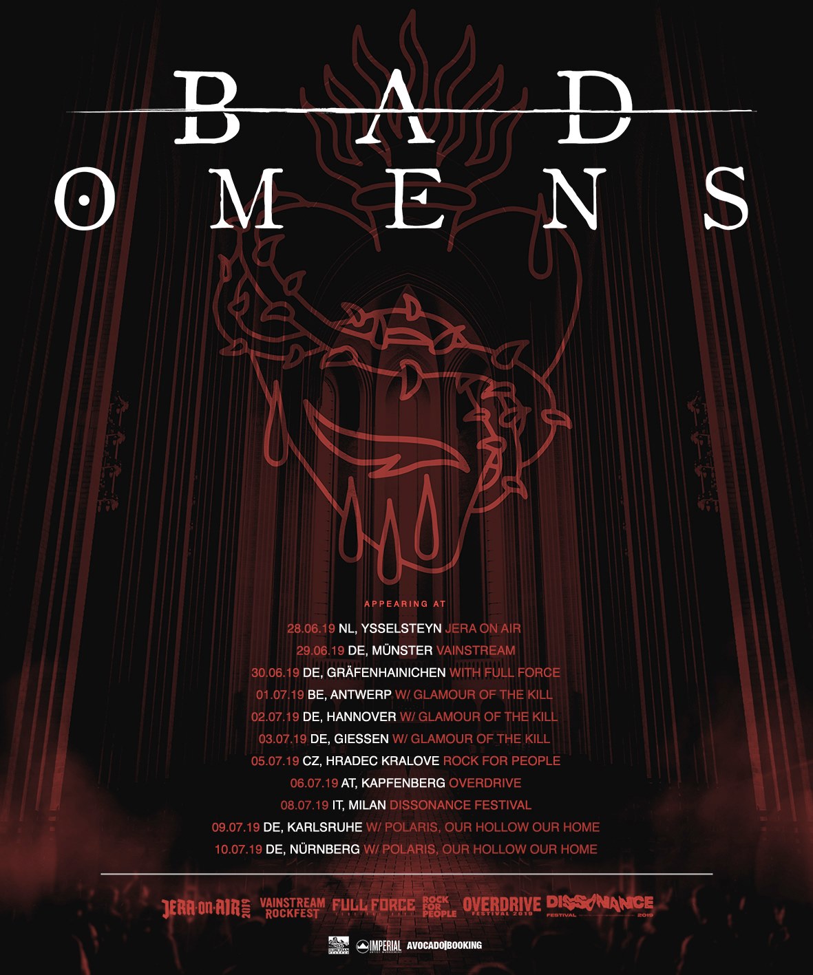 bad omens tour bands