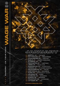 TOUR: WAGE WAR EUROPEAN TOUR 2020