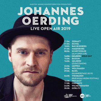Tour: Johannes Oerding Live Open Air 2019
