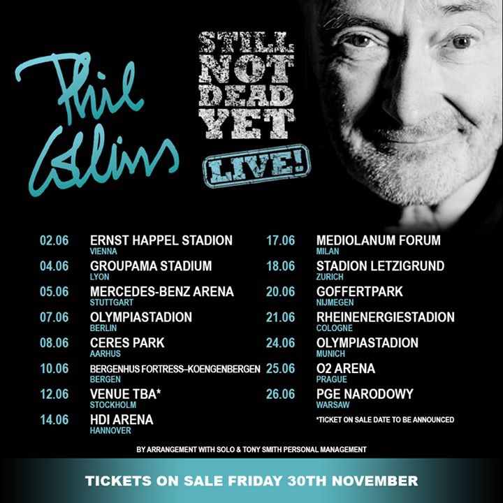 Tour: Phil Collins - Still Not Dead Yet Live