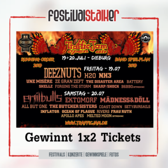 Gewinnspiel: 1×2 Tickets für das Traffic Jam Open Air