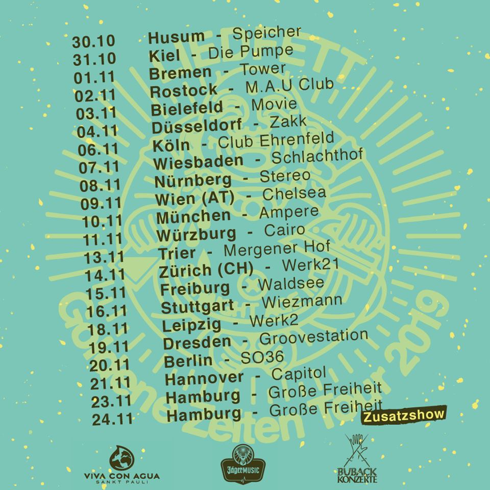 Tour: Liedfett - Goldene Zeiten - Tour 2019