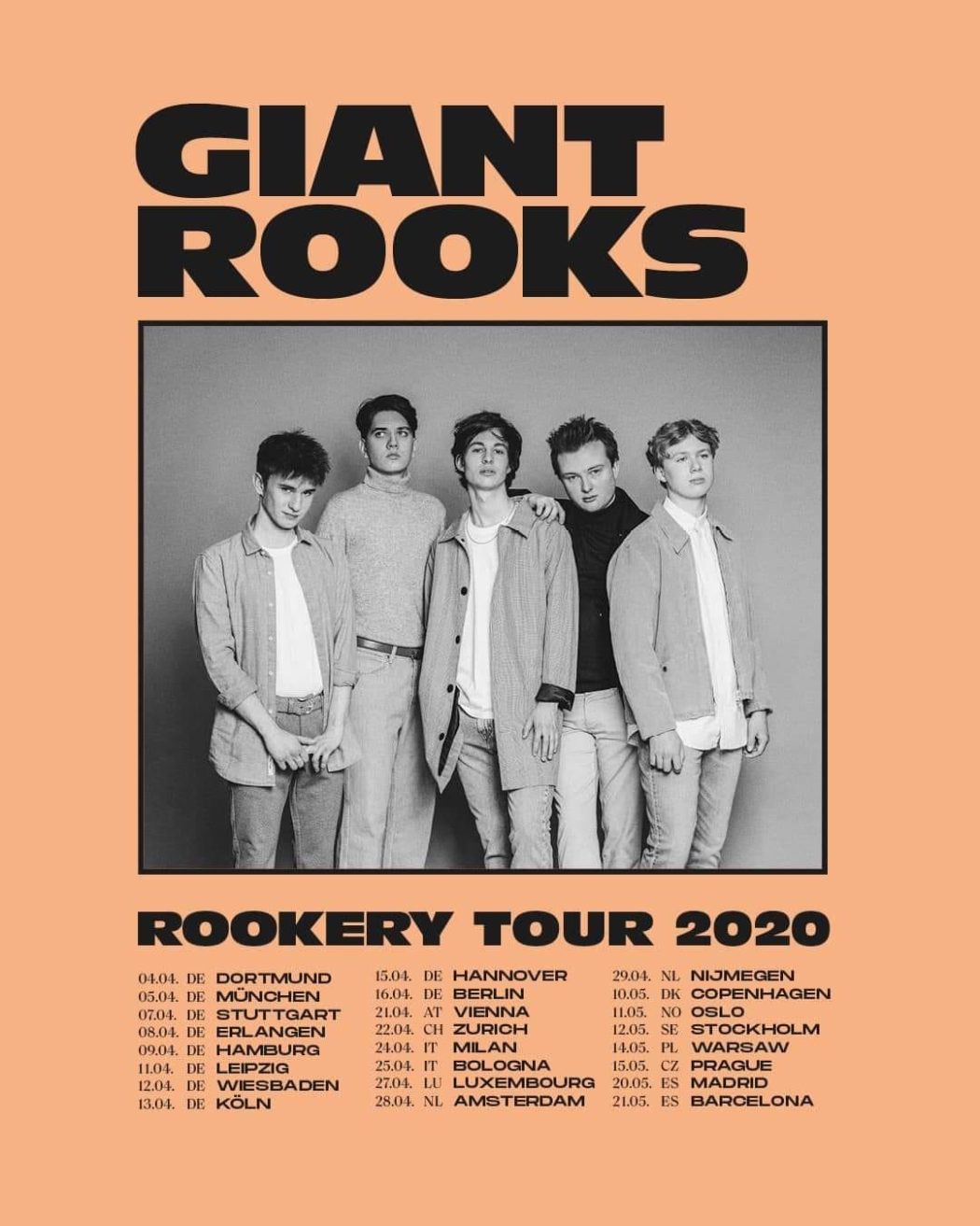 Tour Giant Rooks Rookery Tour 2020