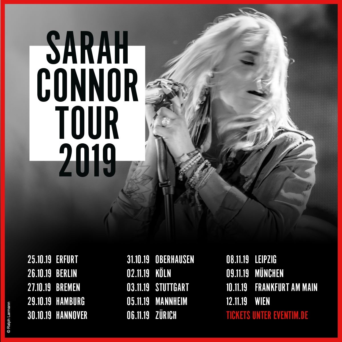 Tour: Sarah Connor Tour 2019