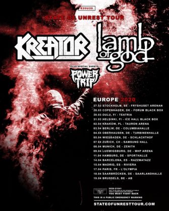 Tour: State of Unrest Tour 2020