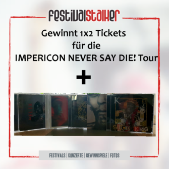 Gewinnspiel: 1×2 Tickets für die IMPERICON NEVER SAY I DIE! Tour