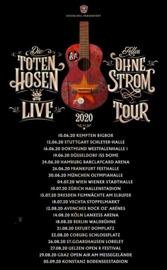 Tour: Die Toten Hosen – Alles ohne Strom