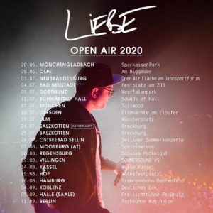 Tour: Mark Forster - Liebe Open Air 2020