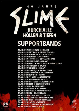 Tour: Slime – Durch alle Höllen und Tiefen 2020