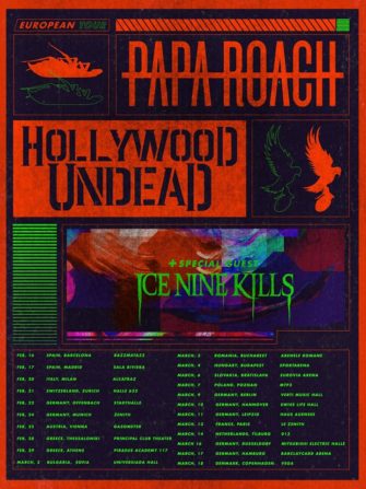 Update: Papa Roach und Hollywood Undead bestätigen Support Act