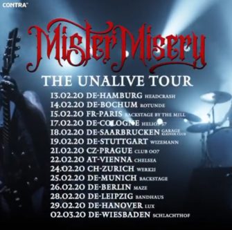 Tour: MISTER MISERY – The Unalive Tour 2020