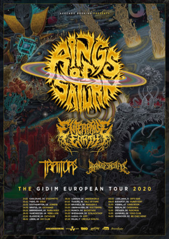 Tour: Rings of Saturn – The Gidim European Tour 2020
