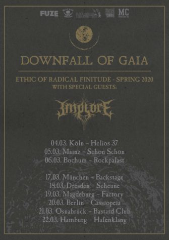 Downfall of Gaia veröffentlichen erste Tourtermine
