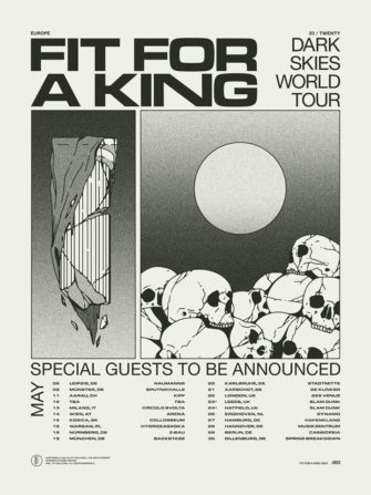 Fit for a King bringen 2020 dunkle Himmel nach Europa