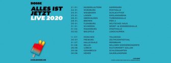 Konzertreview: Bosse – Alles ist jetzt Tour in Oberhausen