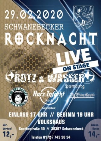 1. Rocknacht 2020 in Schwanebeck
