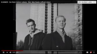 Kummer und Max Raabe im Video zu Der Rest meines Lebens