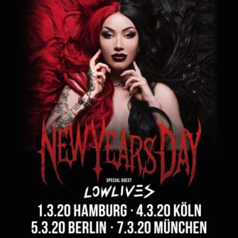 New Years Day geben ihren Support bekannt