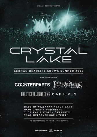 Crystal Lake kommen zurück nach Deutschland