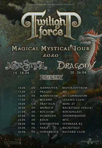 TWILIGHT FORCE kommt auf Magical Mystical Tour 2020
