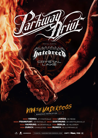 UPDATE! Parkway Drive – Viva The Underdogs – European Revolution 2021