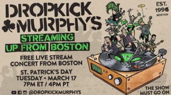 Dropkick Murphys Auftritt Live im Stream am St. Patricks Day