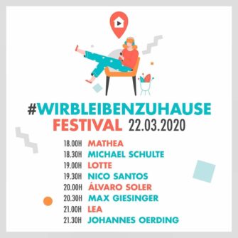 Wir bleiben Zuhause Online Konzert / Festival