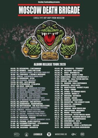 Update: Moscow Death Brigade mit neuem Album auf Tour