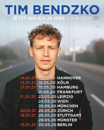Tim Bendzko – Jetzt bin ich ja hier Tour 2020/21