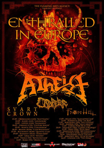 CADAVER kommen auf Announce Europe & UK Tour 2020