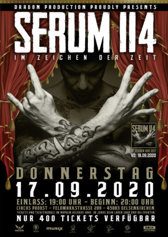 SERUM 114 geben exklusives Release Konzert im Circus Probst in Gelsenkirchen
