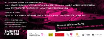 Die BonnLive Baskets Carena sorgt für Unterhaltung in tristen Zeiten!