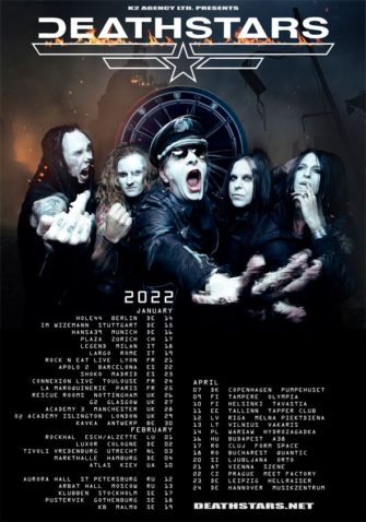 DEATHSTARS geben neue Tourdaten für 2022 bekannt