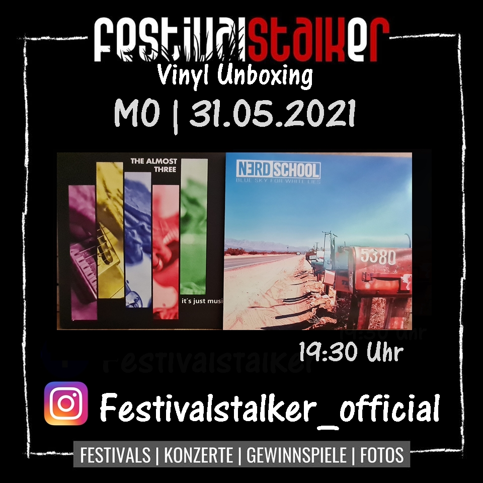 Festivalstalker - Vinyl Unboxing - Live auf Facebook und Instagram