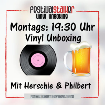 Festivalstalker – Vinyl Unboxing – Live auf Facebook und Instagram